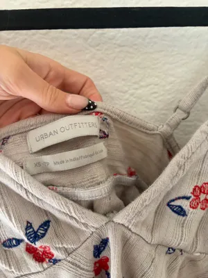 Urban Outfitters floral babydoll tank thumbnail 2