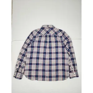 J.Crew Women's Plaid Shirt Homespun Boy Fit Popover Blouse 100% Cotton Size M thumbnail 3