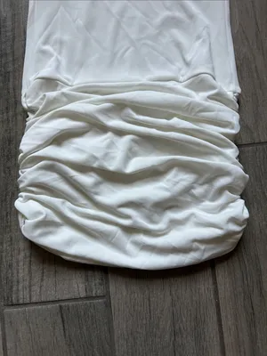 Lovers + Friends White Ruched Mini Dress thumbnail 6