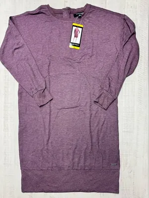Ellen tracy sweater dress size Small color wine thumbnail 1