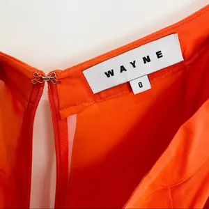 Wayne 100% silk straight leg trousers NEW thumbnail 4