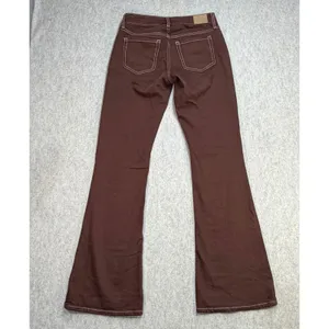 Aeropostale Jeans Flare Womens 2R Low Rise Brown Y2K Boho Indie Western Twee thumbnail 2