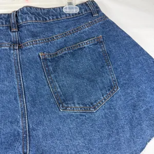 And Now This Womens Skirty Short Ultra‎ Highrise Fit Flare Denim Blue size 12/31 thumbnail 10