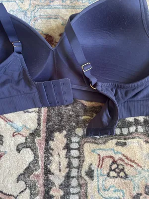 Wireless Everyday Bra in Navy Blue - Smooth Comfort thumbnail 3
