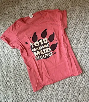 2018 Marine Mud Run Tee Shirt Size Medium thumbnail 1