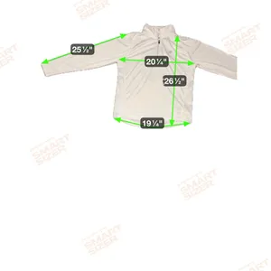Fila Women’s pickleball quarter-zip pullover. It is a long-sleeve White Small‎ thumbnail 6