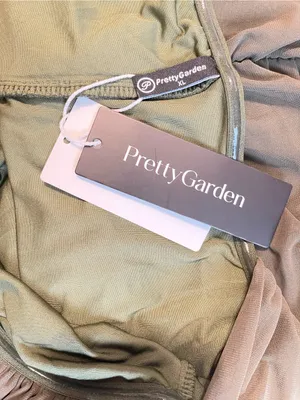 PRETTYGARDEN. Olive Green Ruched Bodycon maxi dress thumbnail 7