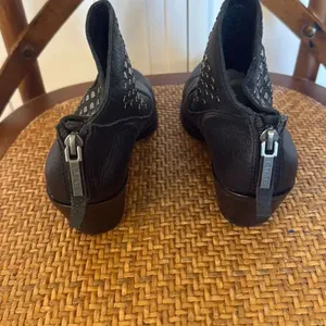 1. State black leather grommet black bootie 6 thumbnail 5