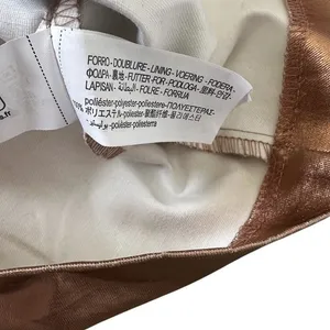 Zara Copper Rose Gold Metallic Draped Dress w Shorts Sz Medium Strapless | 27-17 thumbnail 8