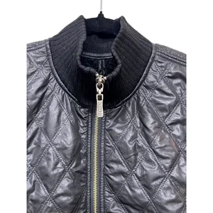 prAna Womens Black Quilted Sherpa Lined Full Zip Puffer Vest Ribbed Trim Small thumbnail 14