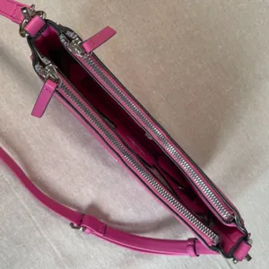 Nine West | Hot Pink Vegan Leather Crossbody Purse thumbnail 7