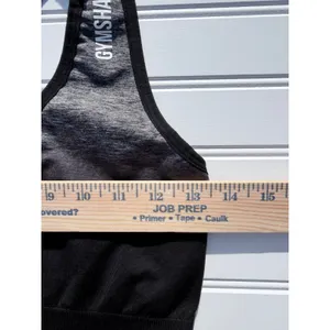 Gymshark Sports Bra Womens Small Black Racerback Athletic Workout Gym thumbnail 7