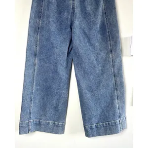 White House‎ Black Market Extra High Rise Wide Leg Crop Jeans Size 10 Bare Back thumbnail 12