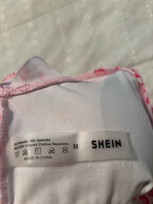Shein Pink Leopard High-Waisted Bikini Set thumbnail 3