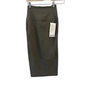 Lululemon Nulu Slim-Fit High-Rise Skirt Size 4 Army Green NWT thumbnail 5
