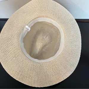 NWT cowboy hat, polyester, mock straw hat, adult thumbnail 7