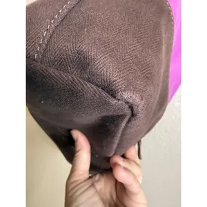 Sperry Top Sider Womens Large‎ Hobo Bag Purse Purple Canvas Leather Shoulder thumbnail 9