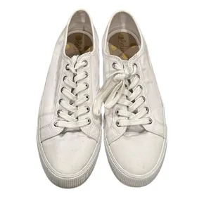 BODEN RAINBOW STRIPE BACK White Canvas PLATFORM Sneakers 40 thumbnail 5