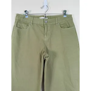 PacSun Low Rise Baggy‎ Jeans Olive Green Wide Leg Denim Pants Womens 28 thumbnail 2