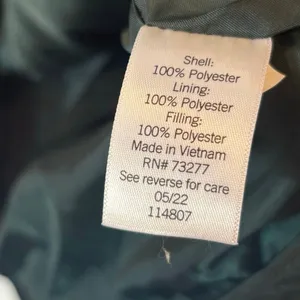 Croft & Barrow Hunter Green Quilted Jacket Size Large‎ thumbnail 6