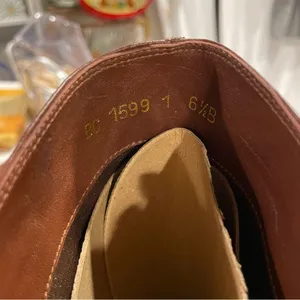 Vintage 70’s boho western Stevie Nicks festival camel leather Brazil boots thumbnail 12