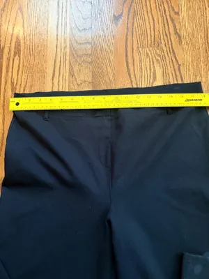 Quince Ultra-Stretch Ponte Straight Leg Pants XL Black Pull-On Work Travel thumbnail 7