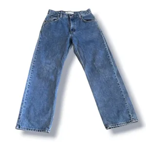 Levi Strauss Signature Loose Fit Jeans 26 Inch Waist Medium Wash Wide Leg Y2K thumbnail 1