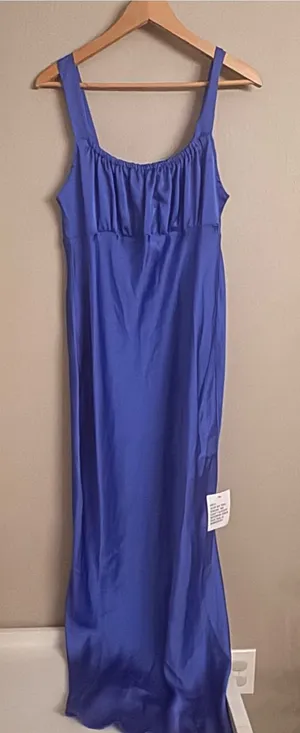 ASOS Royal‎ Blue Maxi Slip Dress thumbnail 1