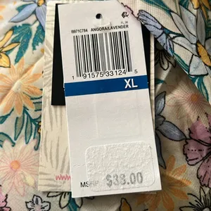 MIKEN' Kimono Cover-Up Swimsuit, Printed Multicolor Juniors’ Size XL thumbnail 5