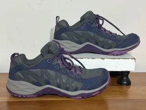 Merrell Alverstone Hiking Shoes Womens 6 Navy Blue Grey Purple J84876 Low Top thumbnail 1
