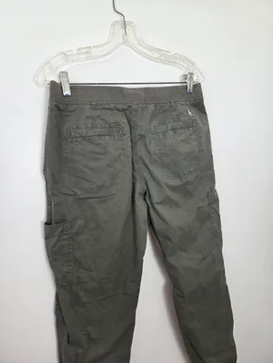 Eddie Bauer Women's Laid-back Twill Jogger Pant Dark Cool Green Size 8 Medium thumbnail 6