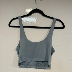 Blue corset style free people bra tank‎ thumbnail 4