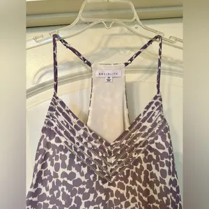 SOCIALITE - Racerback V-neck Animal Print Mini Dress - BRAND NEW! thumbnail 6