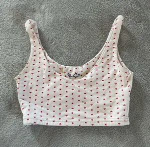 Hearts cropped top White Size XS thumbnail 1