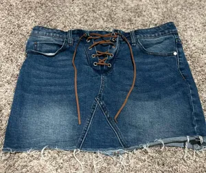Nordstrom Denim Corset Mini Skirt thumbnail 1