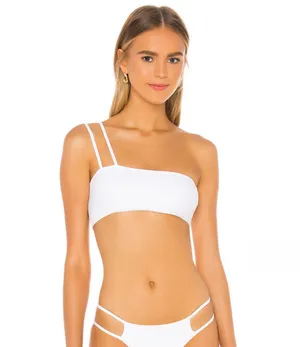 Monica Top in White Medium thumbnail 1