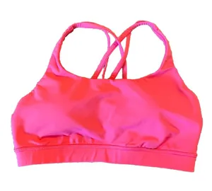 Lululemon Energy Bra in Pink Size 8 thumbnail 1