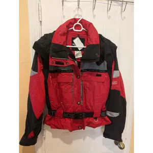 Vtg 90s North Face Extreme Ski Jacket Womens 8 Vest Coat Snow Winter Shell Red thumbnail 5
