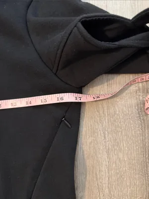 ALO Yoga‎ Small Mix Jacket Zip Up Cut Out Long Sleeve Fleece Hooded Casual Black thumbnail 10