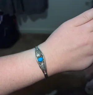 Turquoise Tuesday Sleeping Beauty Filigree Cuff thumbnail 1