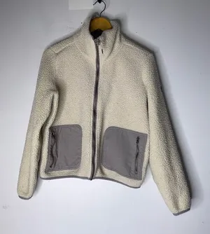 Vuori Womens Alpine Sherpa‎ Cream/Grey Size XS thumbnail 1