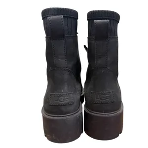 Ugg Womens Black Ballard Lace Up Boot Size 8 thumbnail 6