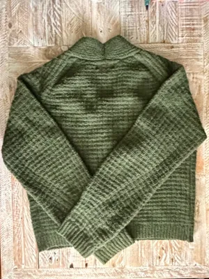 Universal Threads 🌿Olive Green Chunky Knit Cardigan🌿 ~xs thumbnail 5
