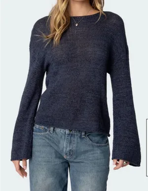 Edikted Knit Long Sleeve Top thumbnail 1
