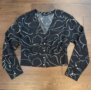 Madewell Lusterweave V-Neck Button-Front Shirt Size Medium - C11-417 thumbnail 1