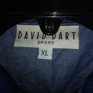 David Dart XL Jeans Shirt Top Plus Blue thumbnail 2