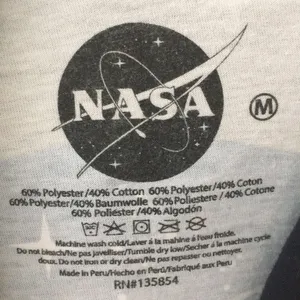 FINAL MARKDOWN Unique nasa tee medium White thumbnail 6
