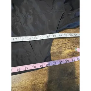 Zara Cropped Jacket Black Small Long Sleeve Fall Winter Windbreaker Gorpcore thumbnail 10
