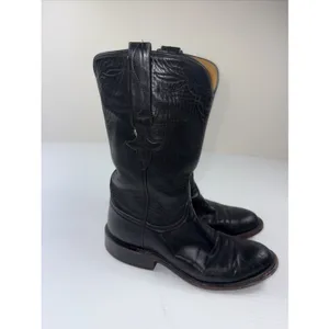 Lucchese Women 5B Classics Roper Black Boots L5512RR L4002 57943 Made In USA thumbnail 3
