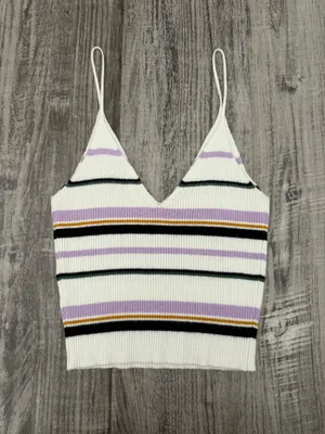 LA Hearts Striped Crop Top thumbnail 4